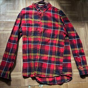 H&M Divided Red Plaid shirt